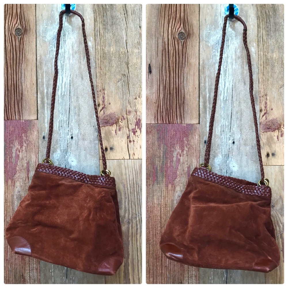 Brazilian Leather Drawstring Crossbody